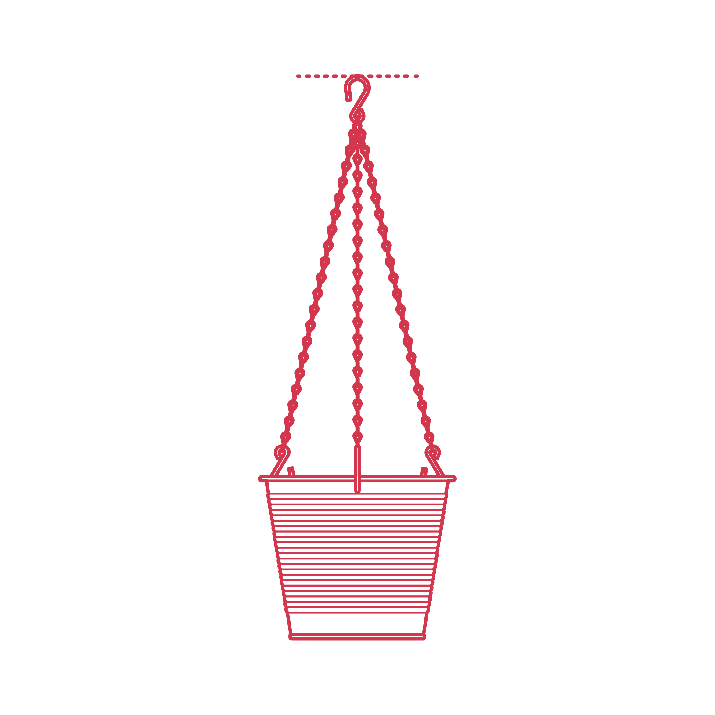 Objects Plant Pots Ikea Cashewapple Hanging Planter Line Art Svg Vector Free Vectors